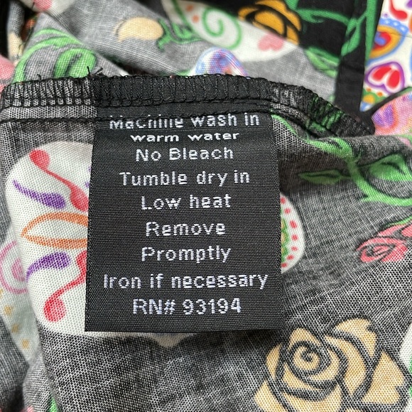 David Carey Originals Sugar Skull Hawaiian Shirt 3X - Picture 6 of 7